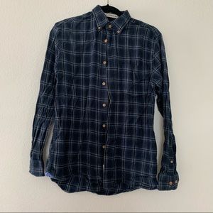 Vintage 1946 Washed Stoned Beaten Flannel sz S